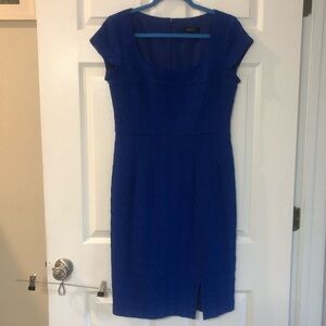 Nanette Lapore Size 8 Royal Blue embossed dress